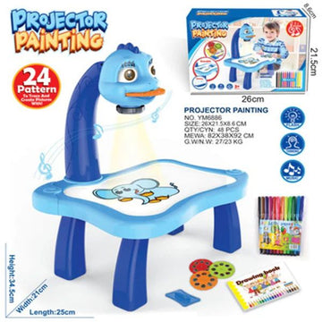 LED Projector Art Painting Table for Kids - Arabinox