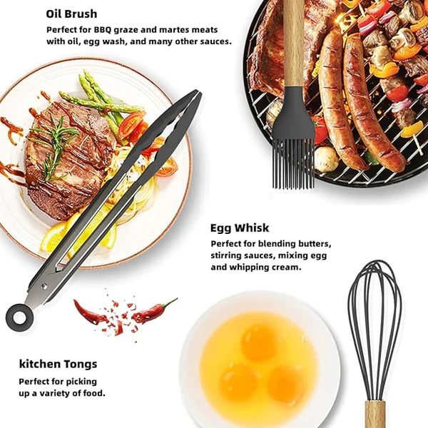 12 Pcs Cooking Utensils Set - Arabinox