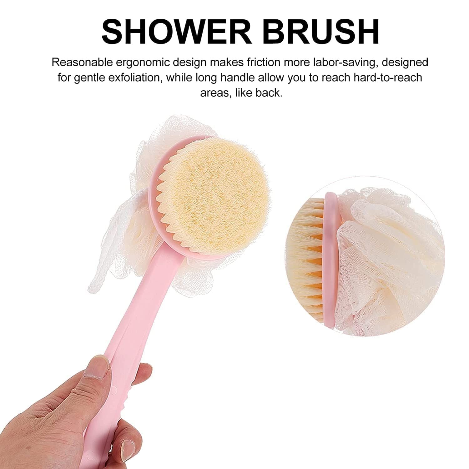 2 in 1 Bath Brush - Arabinox