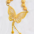 Gold plated Butterfly Necklace for Women - Arabinox