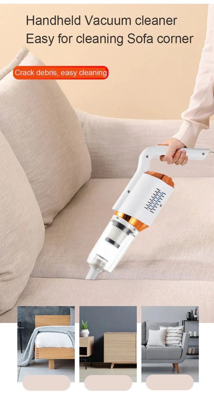 3-in-1 Wireless Vacuum Cleaner - Handheld Vacuum Cleaner with LED Light - Arabinox