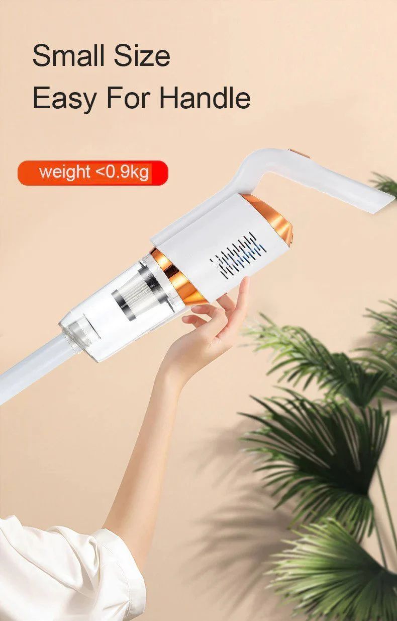3-in-1 Wireless Vacuum Cleaner - Handheld Vacuum Cleaner with LED Light - Arabinox