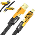 4-in-1 Gold-Plated USB Charging Cable – 65W Fast Charge - Arabinox