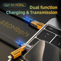 4-in-1 Gold-Plated USB Charging Cable – 65W Fast Charge - Arabinox