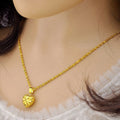 Gold Heart Necklace for Women - Arabinox