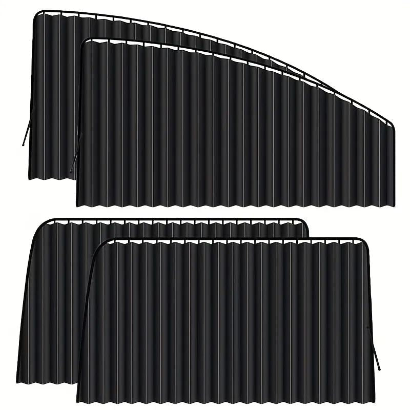 4pcs Portable Car Side Window Shade - Arabinox