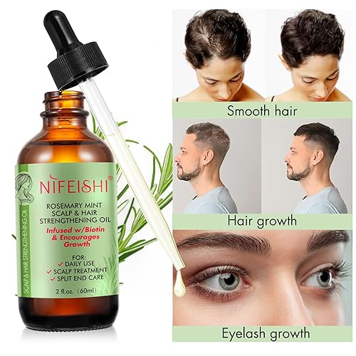 Rosemary Mint Scalp and Hair Strengthening Oil Original - Arabinox