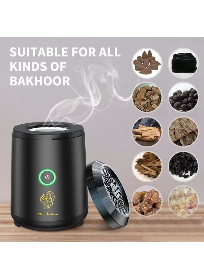 USB Mini Type-C Power Rechargeable Incense Burner for Car and Home