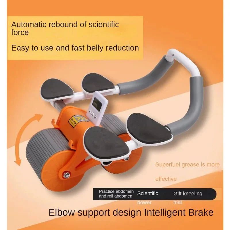 Auto Rebound Abs Wheel With Elbow Support - Arabinox