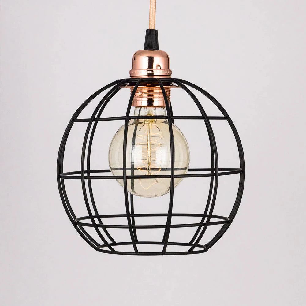 Black Iron Edison Lamp Shade - Arabinox