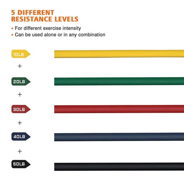 Bodybuilding Resistance Bands Set - Arabinox