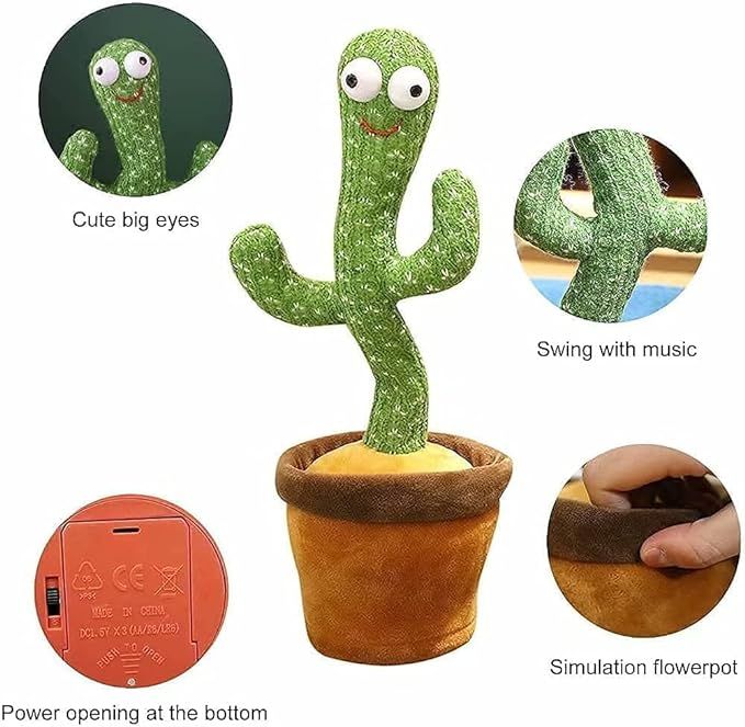 Mimicking Dancing Cactus Toy for Kids - Arabinox