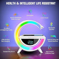 Digital Led Wireless Charger Speaker - Arabinox