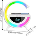 Digital Led Wireless Charger Speaker - Arabinox