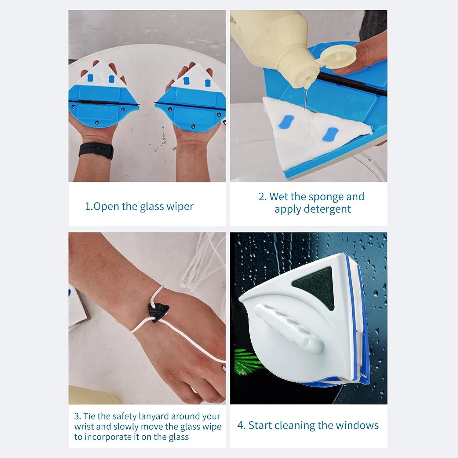 Doublefaced Glass Cleaner Magnetic - Arabinox