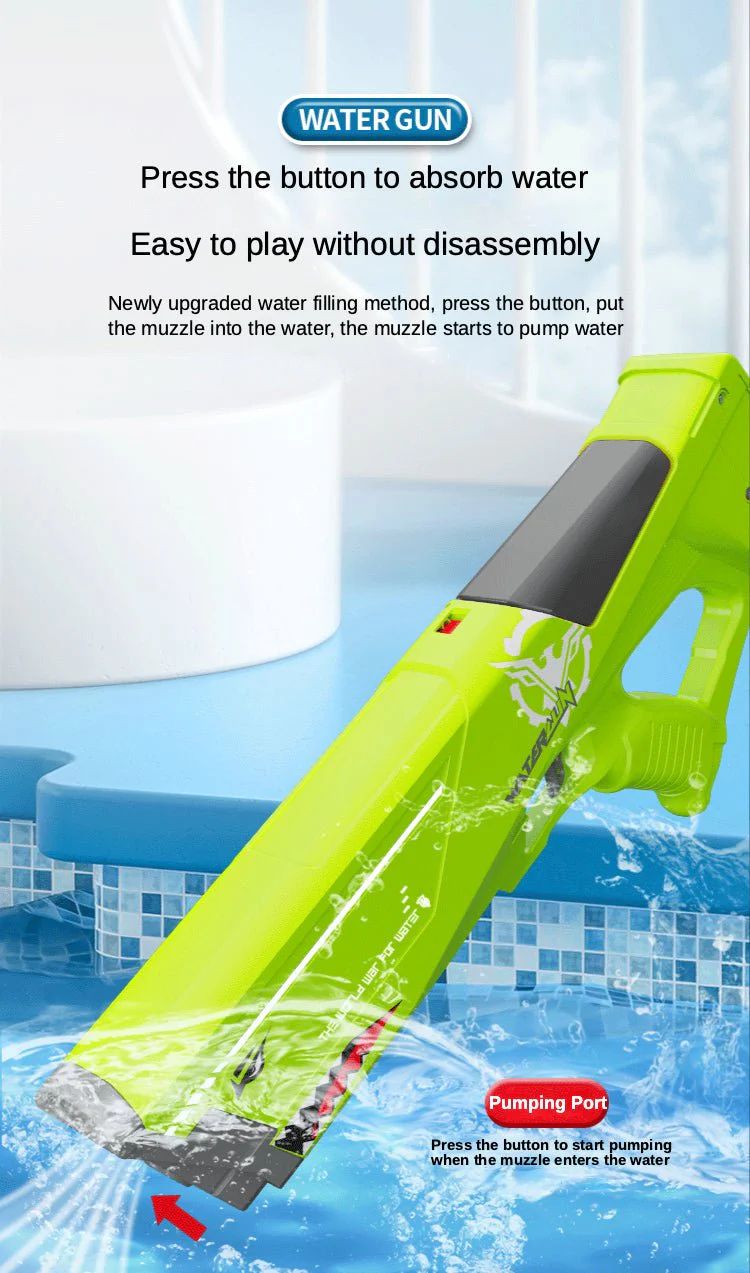 Electric Water Gun for Kids and Adults - Arabinox