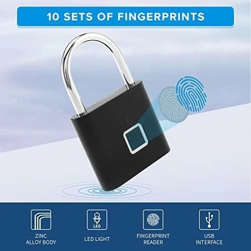 Fingerprint Padlock - Arabinox