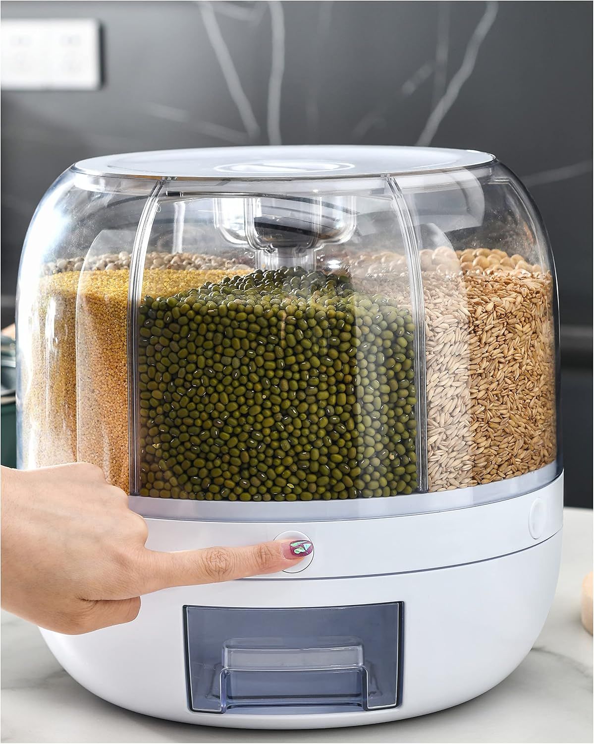 360 Degree Rotating Dry Food Dispenser - Arabinox