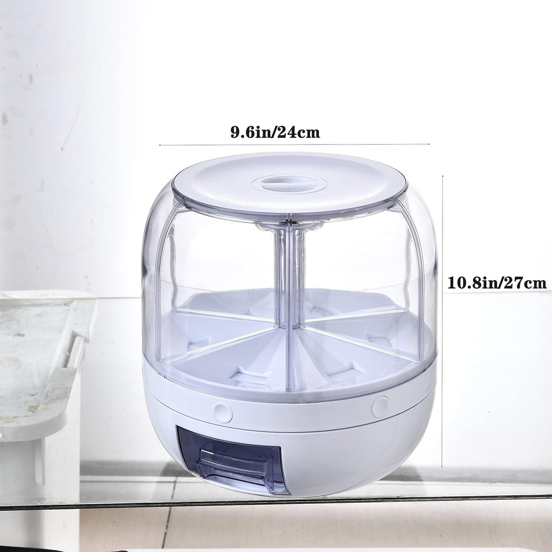 360 Degree Rotating Dry Food Dispenser - Arabinox