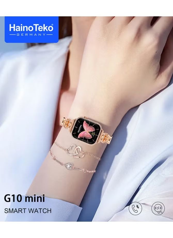 Haino Teko G10 Mini Smart Watch with Four Straps - Arabinox