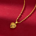 Gold Heart Necklace for Women - Arabinox
