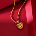 Gold Heart Necklace for Women - Arabinox
