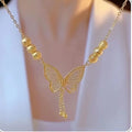 Gold plated Butterfly Necklace for Women - Arabinox