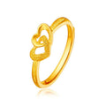 Elegant 999 Gold Open Ring – 100% Original - Arabinox