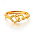 Elegant 999 Gold Open Ring – 100% Original - Arabinox
