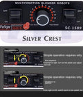 Electric Mixer Silver Crest with Meat Grinder - Arabinox