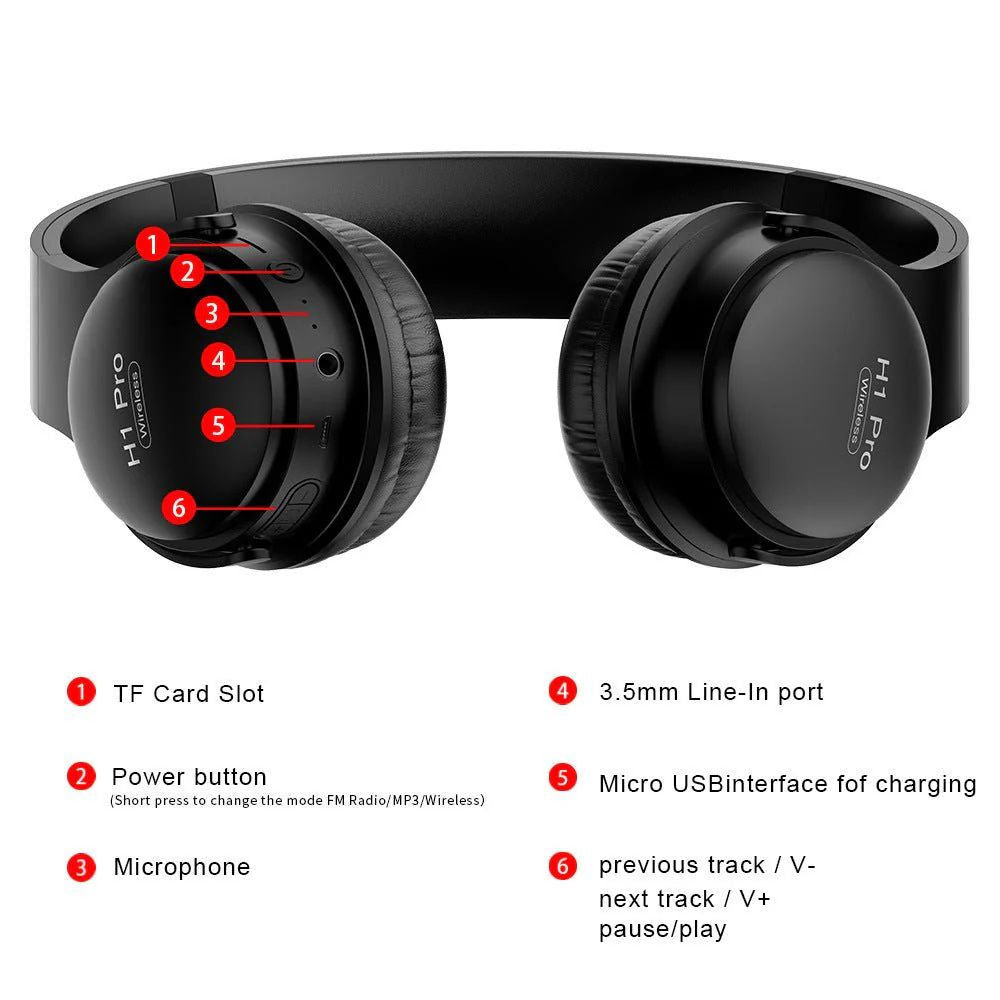 Headset Wireless Bluetooth Headset - Arabinox