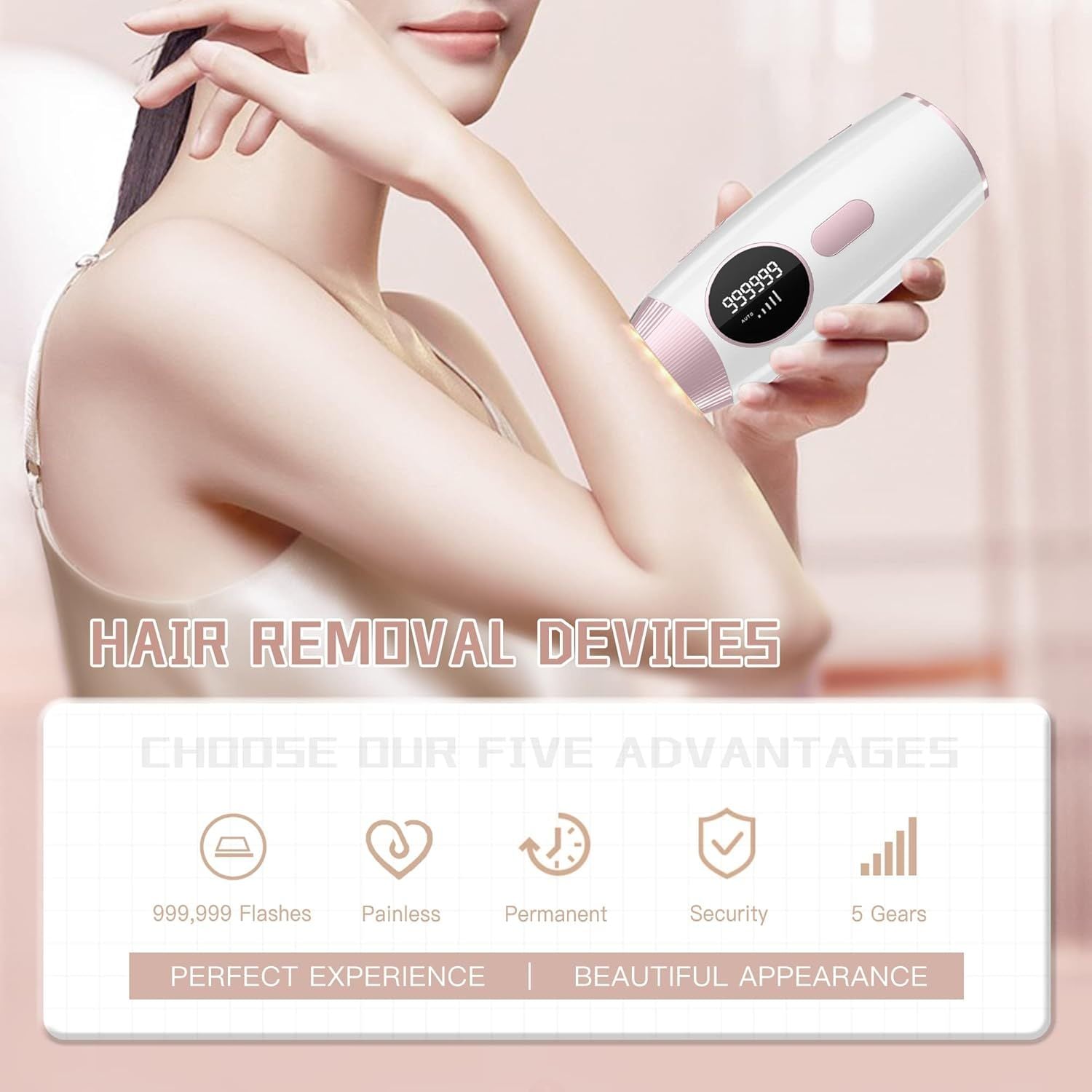 IPL Laser Hair Removal Device for Women and Men - Arabinox