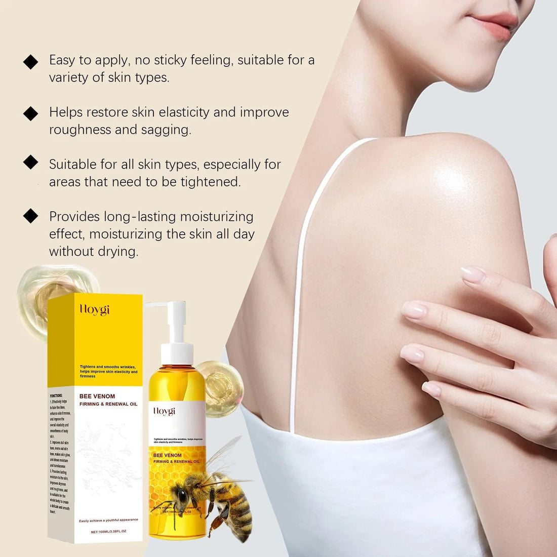 bee venom firming and renewal oil - Arabinox