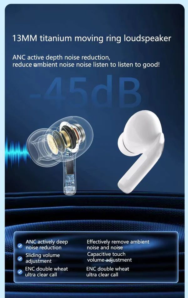 LED Display Earbuds - Arabinox