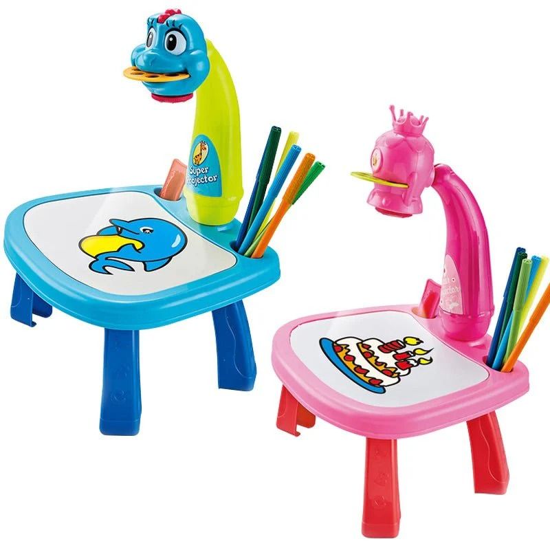 LED Projector Art Painting Table for Kids - Arabinox
