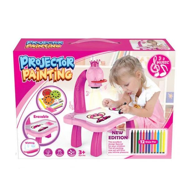 LED Projector Art Painting Table for Kids - Arabinox