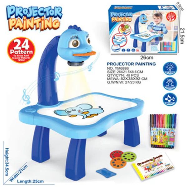 LED Projector Art Painting Table for Kids - Arabinox