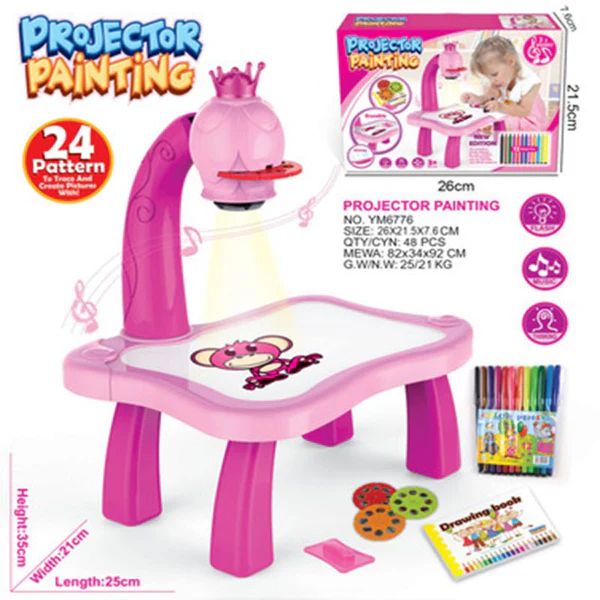 LED Projector Art Painting Table for Kids - Arabinox