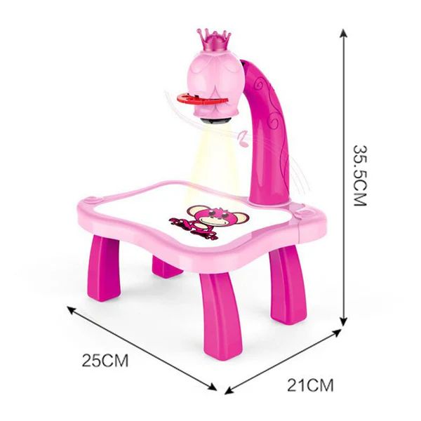 LED Projector Art Painting Table for Kids - Arabinox