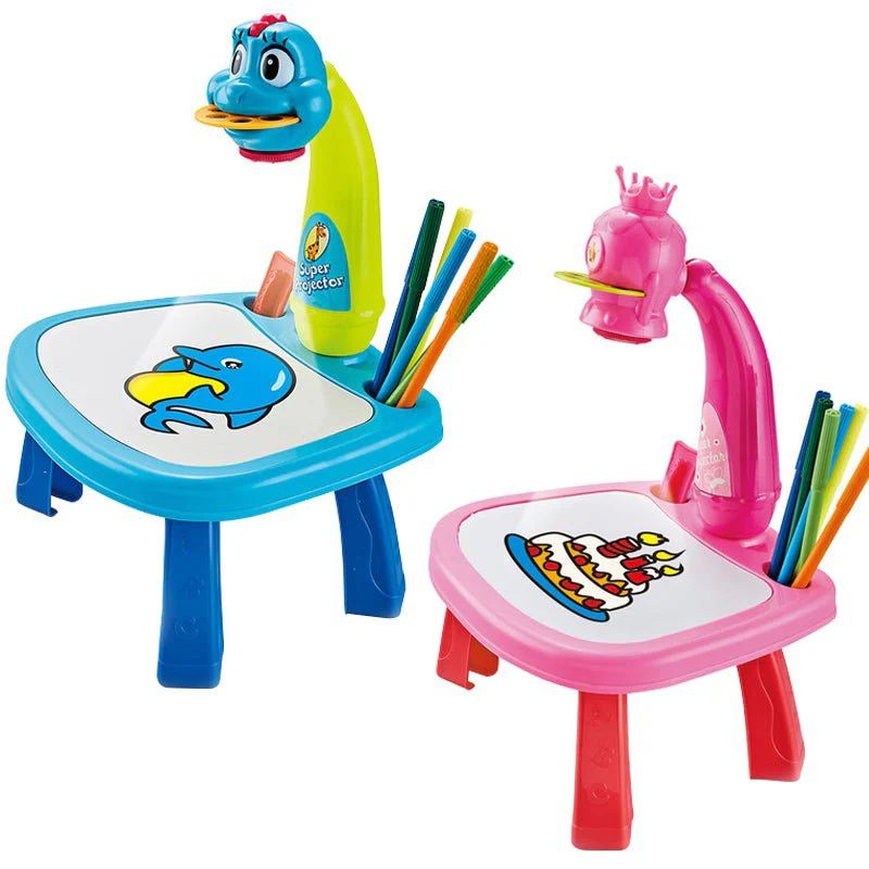 LED Projector Art Painting Table for Kids - Arabinox