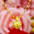 Gold Heart Necklace for Women - Arabinox
