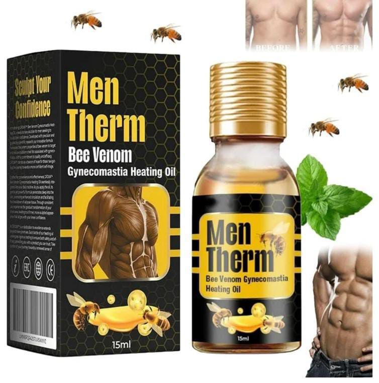 MenTherm Bee Venom Gynecomastia Heating Oil - Arabinox