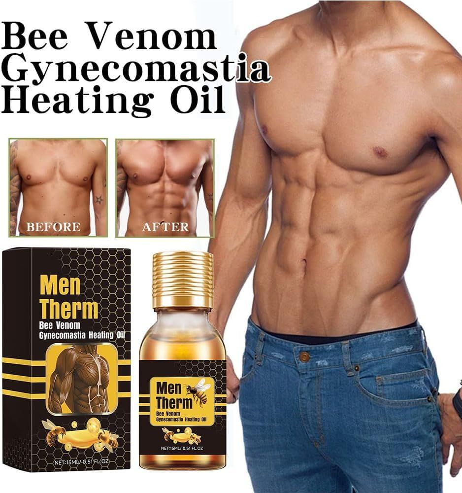 MenTherm Bee Venom Gynecomastia Heating Oil - Arabinox