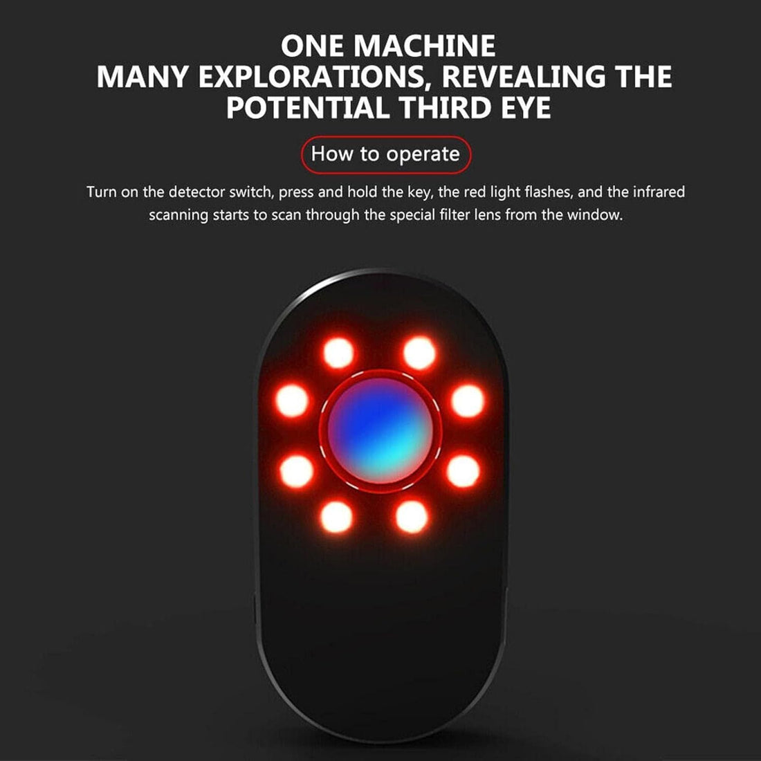 Mini Camera Detector, Hotel Room Camera Detector - Arabinox