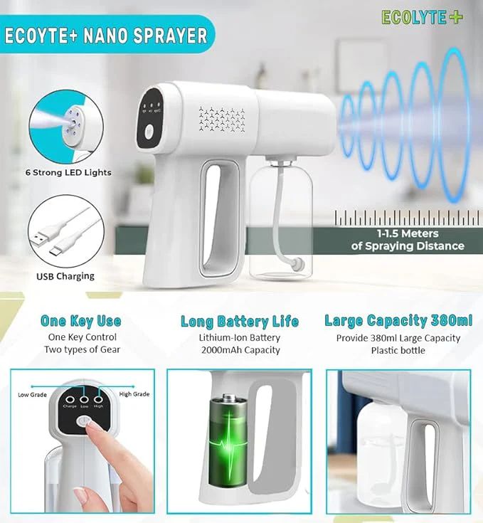 Nano Spray Disinfectant Mist Gun - Arabinox
