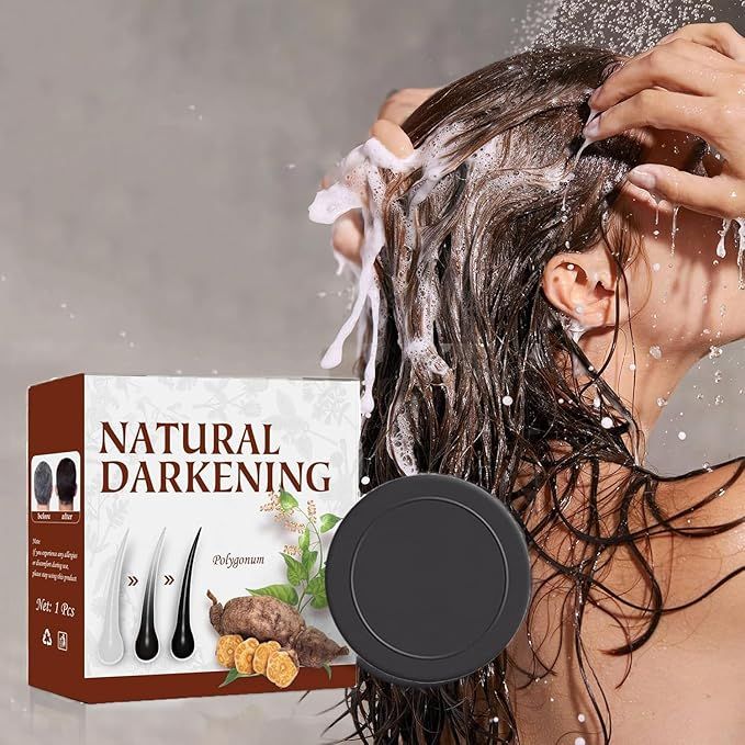Natural & Safe Hair Darkening Shampoo Bar - Arabinox