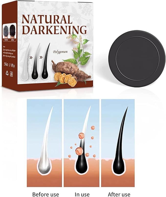Natural & Safe Hair Darkening Shampoo Bar - Arabinox