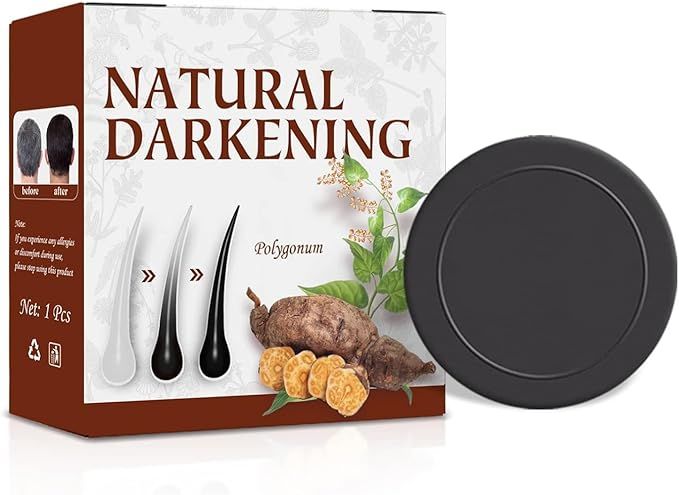 Natural & Safe Hair Darkening Shampoo Bar - Arabinox