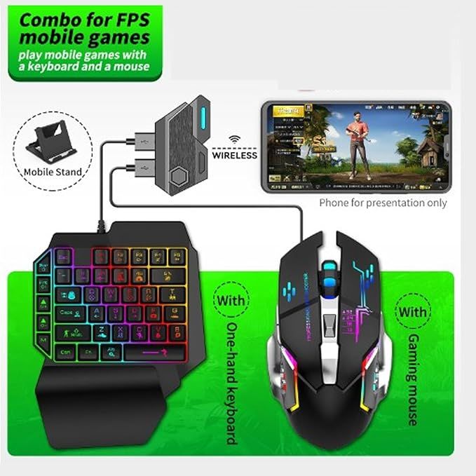 Mobile Gaming Converter with Mouse & Keyboard Support - Arabinox