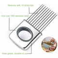 Onion Holder Slicer Vegetable tools Tomato Cutter Stainless - Arabinox